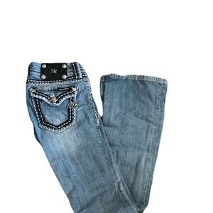 Miss Me Light Blue Boot Cut Jeans